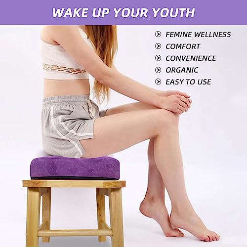 ElasignShopo Yoni Seat Kit, Wooden Vaginial Steaming Stool Chair Set with Gown for Feminine ElasignShopoAu supplements