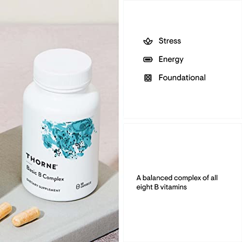 THORNE Basic B-Complex - Tissue-Ready Vitamin B Complex Supplement with Choline THORNEUS supplements