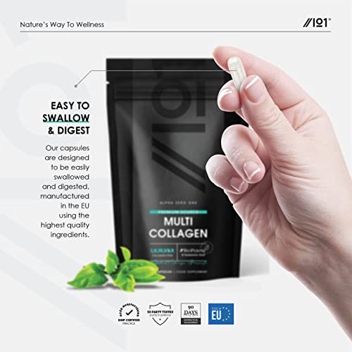 Multi Collagen Protein - Types I, II, III, V & X - Wild Caught Marine, Grass Fed Bovine, Eggshell Revive NaturalsAu supplements
