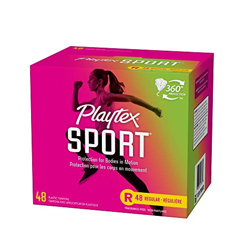 Playtex Sport Tampons, Regular Absorbency, Fragrance-Free - 48ct (Packaging May Vary) PLAYTEXAu supplements