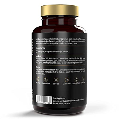 Protein Works - Zinc & Magnesium Supplement Tablets |Added Vitamin B6 | Combats Tiredness & Fatigue Protein WorksUS supplements