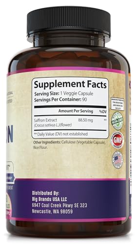 100% Pure Saffron Extract - Metabolism Booster & Natural Appetite Suppressant for Weight Loss WHOLE WORLD WELLNESSAu supplements