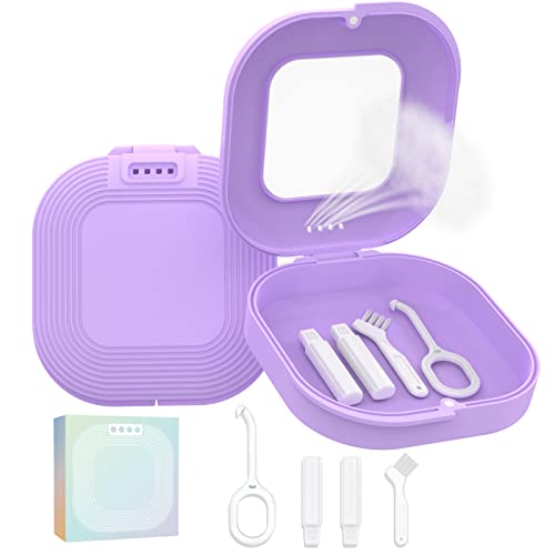 HEMILAB® Retainer Case, Slim Aligner Case with Vent Holes, Compatible with Invisalign HEMILABUS supplements