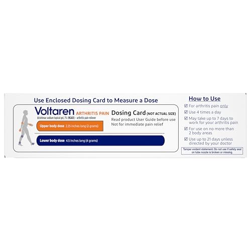 Voltaren Arthritis Pain Gel for Powerful Topical Arthritis Pain Relief with Diclofenac - NEW Easy Open Cap - 100 g x 2 VoltarenAu supplements