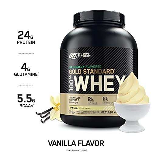 Optimum Nutrition Gold Standard 100% Whey Protein Powder 4.8 (Packaging May Vary) Optimum NutritionUS supplements