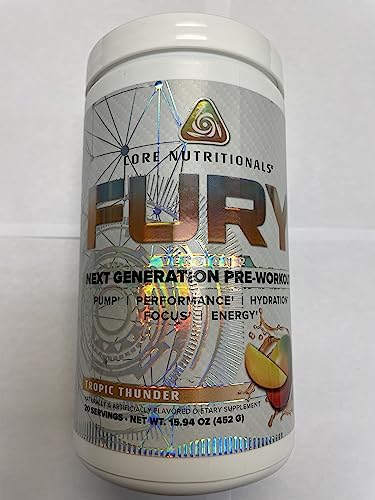 Core Nutritionals Fury V2: Pre-Workout Powder to Maximize Performance in The Gym W/Zum Core NutritionalsAu supplements