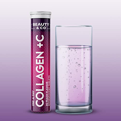 Collagen Effervescent - Marine Collagen & Vitamin C (2 Tubes) Beauty & CoAu supplements