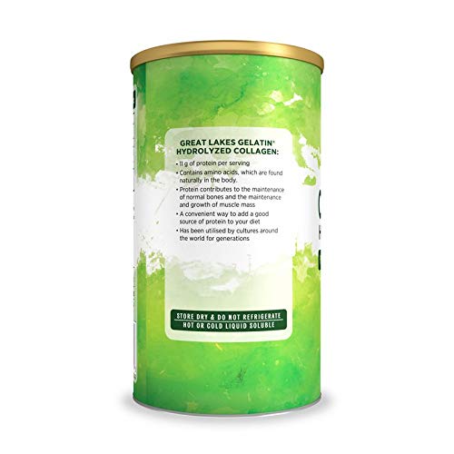 Great Lakes Gelatin Collagen Hydrolysate, Grass-Fed Bovine Hydrolysed Collagen Peptides Protein Great Lakes GelatinAu supplements