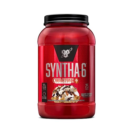 BSN Syntha-6 Whey Protein Powder, Cold Stone Creamery- Cookie Doughn't You Want BSNUS supplements