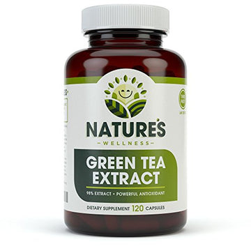 Green Tea Extract 98% Standardized with EGCG | Healthy Weight Support, Metabolism Natures WellnessUS supplements