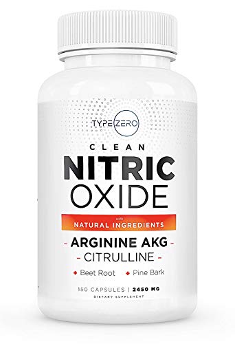 Type Zero Nitric Oxide 6X Booster, 150 Veggie Capsules - Natural Supplement - Beetroot Type ZeroAu supplements