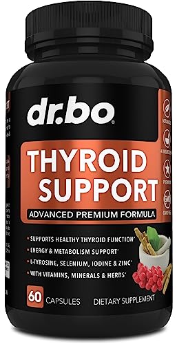 Thyroid Support for Women & Men Supplement - Natural Metabolism, Mood & Energy Enhancer DR. BOUS supplements