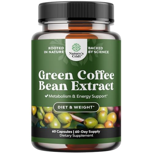 Pure Green Coffee Bean Extract - 800 mg Green Coffee Extract Caffeine Energy Pills Bio SenseAu supplements
