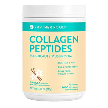 Further Food Best Collagen Peptides Powder Vanilla Flavored Keto Grass-Fed Collagen Further FoodAu supplements