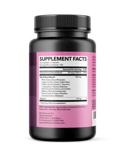 Night Time Fat Burner for Women | Weight Loss and Sleep Support Blend With Apigenin HAVASU NUTRITIONUS supplements