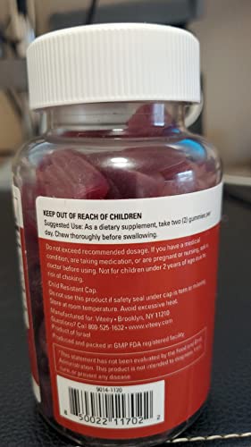 Apple Cider Vinegar Gummies 1,000mg Plus Ginger, ACV with The Mother, Detox Cleanse ViteeyUS supplements