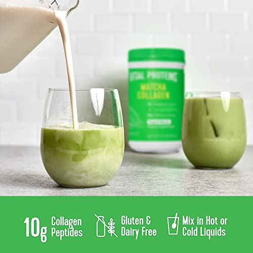 Vital Proteins Matcha Collagen Peptides Powder Supplement, L-theanine & Caffeine, Matcha Green Tea VITAL PROTEINSAu supplements