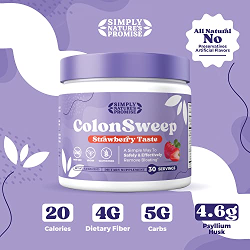 Simply Nature's Promise - ColonSweep Psyllium Husk Powder Colon Cleanser, 8 oz. COLON SWEEPAu supplements