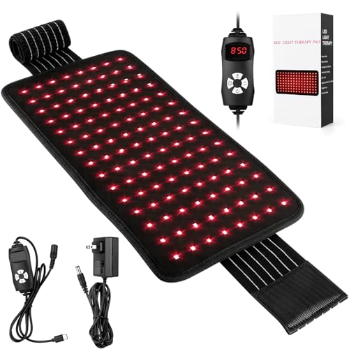 Yofalo 660nm LED Red Light and 850nm Near Infrared Red Light Therapy Belt Device for Body Pain Waist yofaloAu supplements