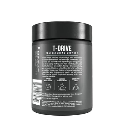 InnoSupps : T-Drive | Testosterone Booster | Amplify Muscle Growth | KSM-66 Ashwagand InnoSuppsUS supplements