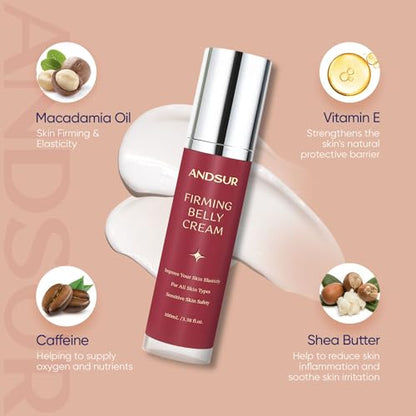 B Flat Belly Firming Cream, Skin Tightening Cream for Body, Belly Firming and Tightening ANSDURUS supplements