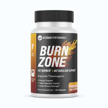 Veteran Performance Burn Zone Thermogenic Fat Burner – Metabolism Booster Appetite Veteran PerformanceUS supplements