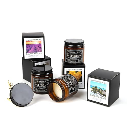 Candles for Home Scented Candle Gifts for Men Candles Clearance Amber Candle Jar Soy Wax Candles CaelusiAu supplements