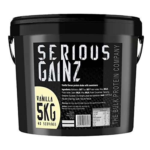 The Bulk Protein Company, SERIOUS GAINZ - Whey Protein Powder - Weight Gain, Mass Gainer The Bulk Protein CompanyAu supplements