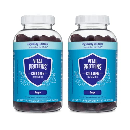 Vital Proteins Collagen Gummies, 2.5g of Clinically-Tested Collagen for Hair, Skin Vital ProteinsUS supplements