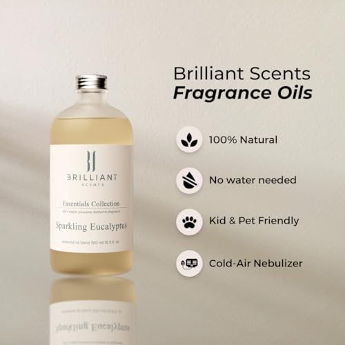 Brilliant Scents - Sparkling Eucalyptus | Luxury Home & Business Scent | Fragrance Oil - 500ml Brilliant ScentsAu supplements