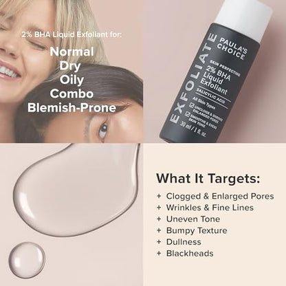 Paula's Choice Skin Perfecting 2% BHA Liquid Salicylic Acid Exfoliant Paula's ChoiceUS supplements