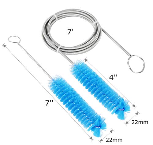 CPAP Tube Cleaning Brush-7 Feet Flexible + 7 Inches Handy Stainless Steel SUNMUUS supplements