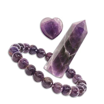 Goplemo Crystals and Healing Stones Gift Set, Amethyst Healing Crystals Set for Reiki Meditation GoplemoAu supplements