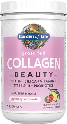 Garden of Life Grass Fed Collagen Beauty - Strawberry Lemonade, 20 Servings - Collagen Garden of LifeAu supplements