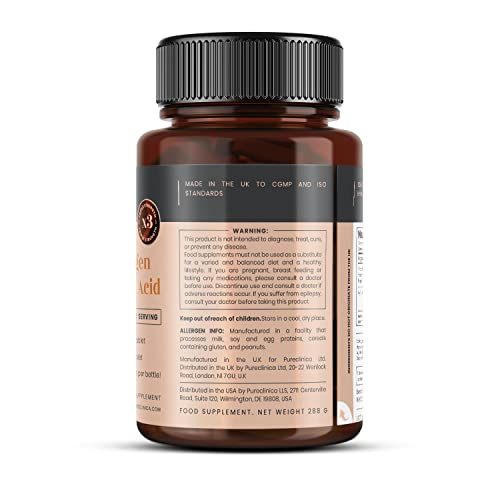 UltraColl Collagen & Hyaluronic Acid 1500mg x 360 Tablets (2 bottles of 180)-1 Years Supply PureclinicaUS supplements
