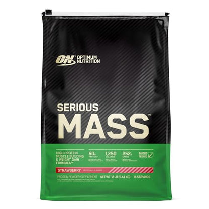 Optimum Nutrition Serious Mass Weight Gainer Protein Powder, Vitamin C, Zinc and Vitamin Optimum NutritionUS supplements