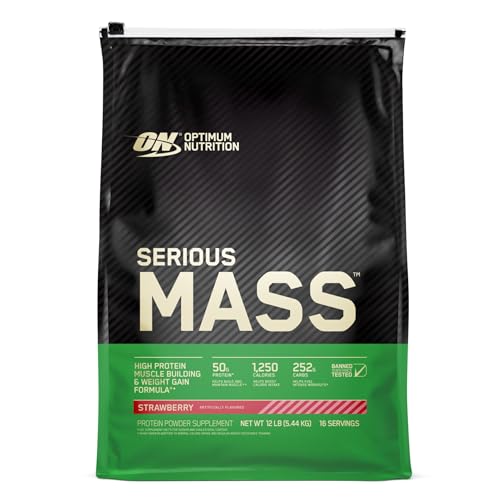 Optimum Nutrition Serious Mass Weight Gainer Protein Powder, Vitamin C, Zinc and Vitamin Optimum NutritionUS supplements
