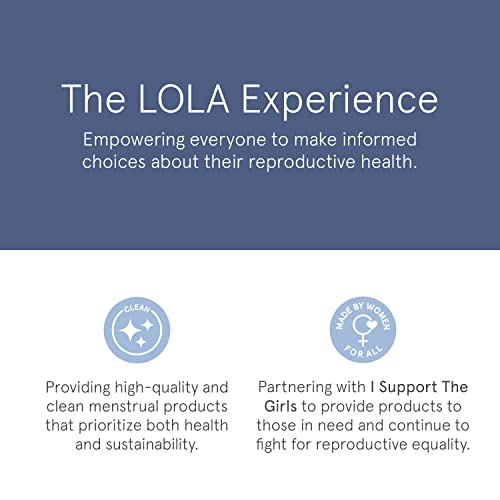 LOLA Organic Cotton Tampons, 60 Count - Tampons Regular, Period Feminine Hygiene Products LOLAAu supplements