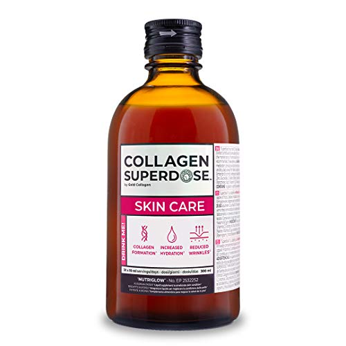 Collagen Superdose Skincare by Gold Collagen | Patented Liquid Collagen Peptides Supplement | 10 Powerful and Effective Ingredients | 30 Day Supply COLLAGEN SUPERDOSE by Gold CollagenAu supplements