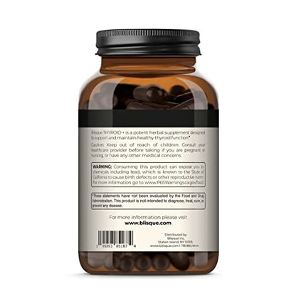 Blisque – Thyroid Support Supplement Complex for Healthy Metabolism and Increased Energy BlisqueUS supplements