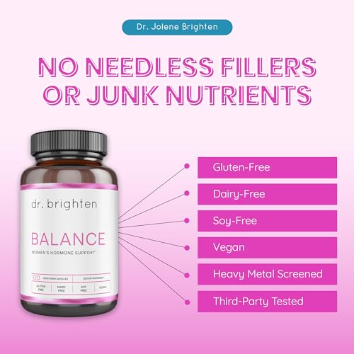 Dr. Brighten Balance - Hormone Balance for Women with Chasteberry and DIM - Targets Dr. BrightenUS supplements