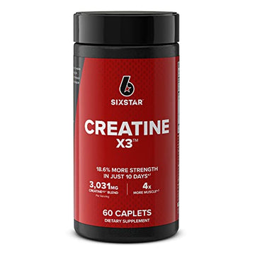 Six Star Creatine Pills Post Workout X3 Creatine Capsules | Creatine Monohydrate Blend Six StarAu supplements