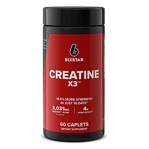 Six Star Creatine Pills Post Workout X3 Creatine Capsules | Creatine Monohydrate Blend Six StarAu supplements