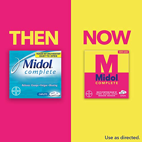 Midol Complete, Menstrual Period Symptoms Relief Including Premenstrual Cramps MidolAu supplements