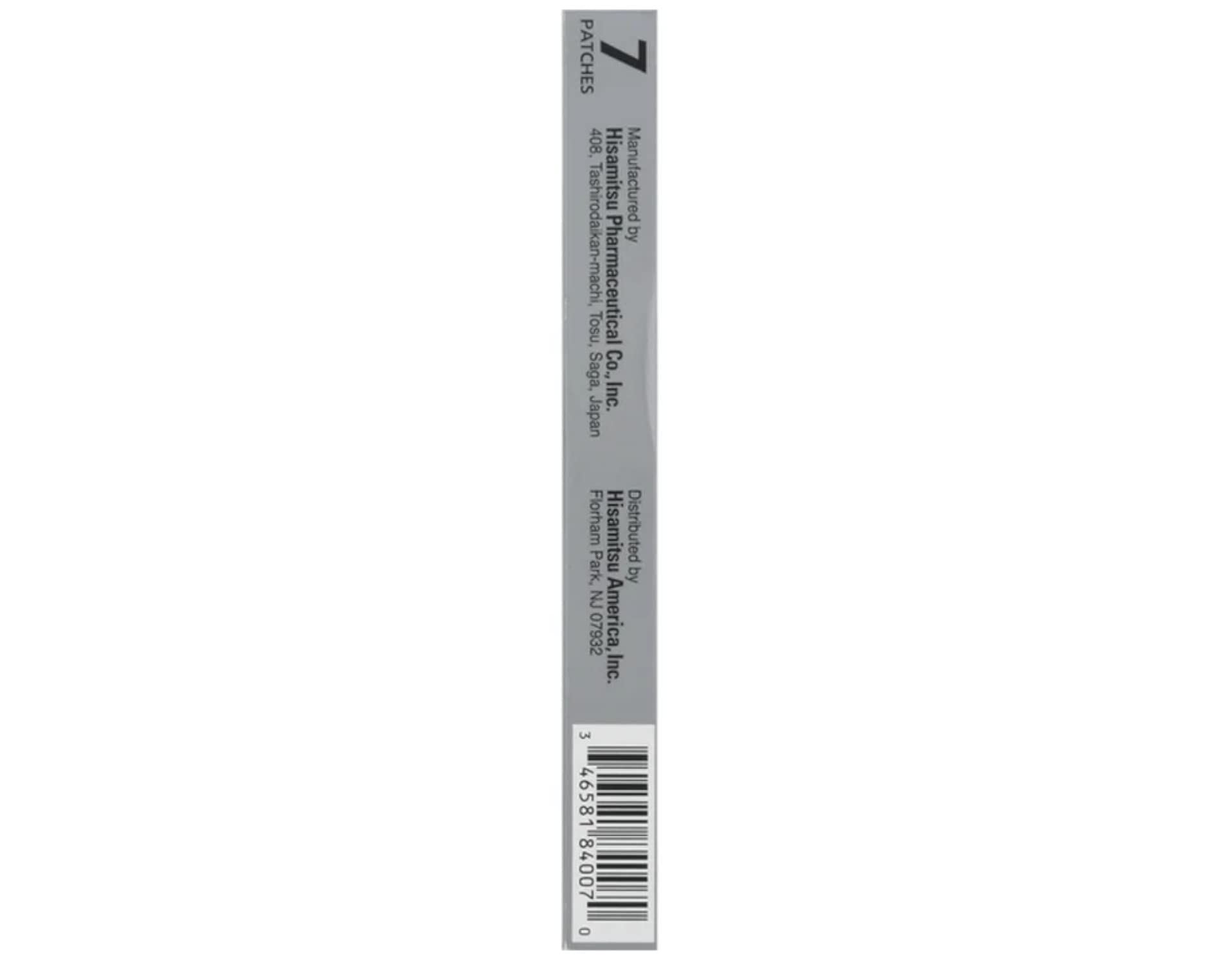 Salonpas Temporary Pain Relieving Flex Patch with Lidocaine 4%, Maximum OTC Strength, Stretchable Thin Fabric, Strong Adhesion, Contours to Body, Apply for Up to 8 Hours 7 ct (Pack of 2) SalonpasAu supplements