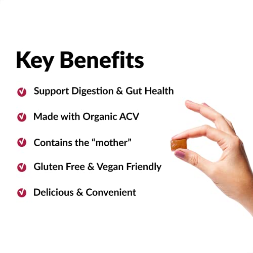Force Factor Organic Apple Cider Vinegar Soft Chews for Digestion and Metabolism Support Force FactorUS supplements