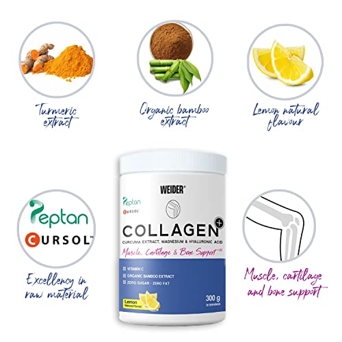 Weider Collagen Plus. Powder Preparation with Collagen peptides (Peptan), hyaluronic Acid WeiderAu supplements