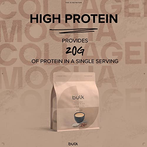 Bulk Collagen Coffee, High Protein, Black, 500 g BulkAu supplements