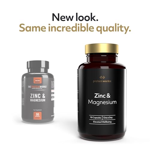 Protein Works - Zinc & Magnesium Supplement Tablets |Added Vitamin B6 | Combats Tiredness & Fatigue Protein WorksAu supplements