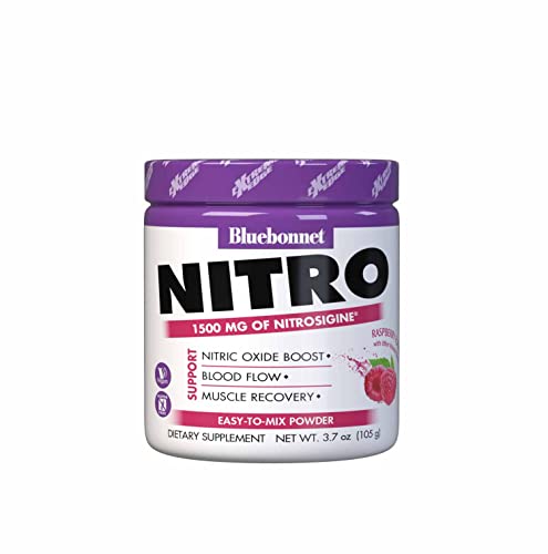 Bluebonnet Nutrition Extreme Edge Nitro Powder, Nitric Oxide Precursor, Increase Blood BluebonnetUS supplements